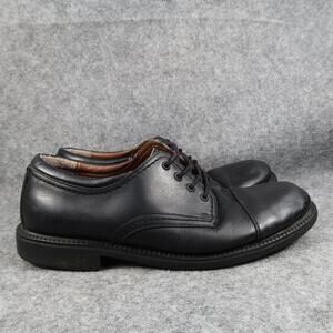 Dockers Shoes Mens 8.5 Derby Oxford Dress Formal Leather Black Classic Lace Up